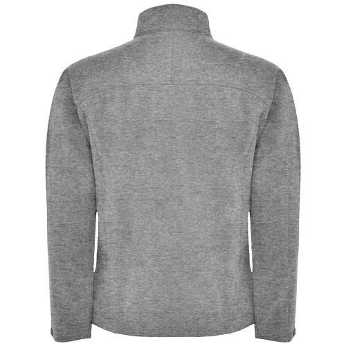 Obrázky: Šedá unisex softshellová bunda Rudolph L, Obrázek 2