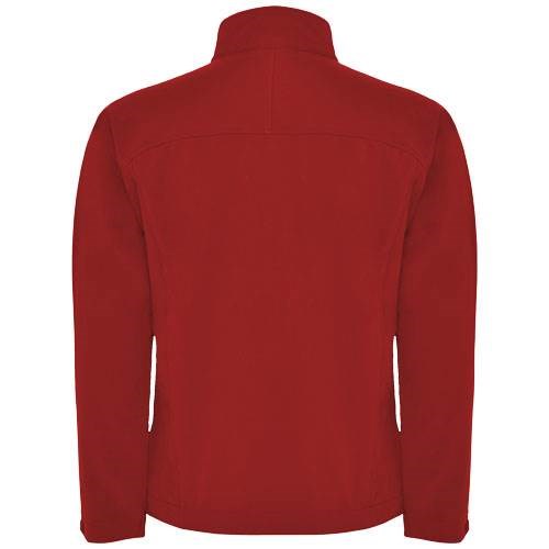 Obrázky: Červená unisex softshellová bunda Rudolph M, Obrázek 2