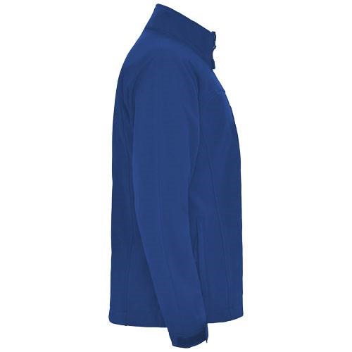 Obrázky: Modrá unisex softshellová bunda Rudolph XXXL, Obrázek 6