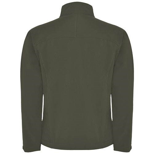 Obrázky: Zelená unisex softshellová bunda Rudolph L, Obrázek 2