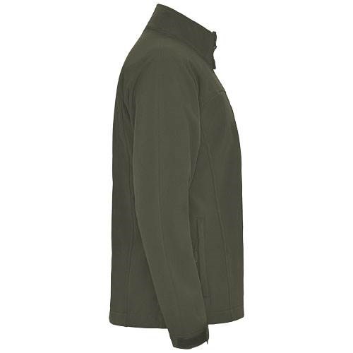 Obrázky: Zelená unisex softshellová bunda Rudolph XL, Obrázek 6