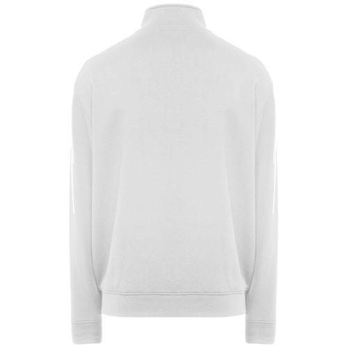 Obrázky: Bílá unisex mikina na zip Ulan 280, XL, Obrázek 2