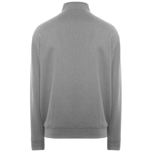 Obrázky: Šedá unisex mikina na zip Ulan 280, XXXL, Obrázek 2