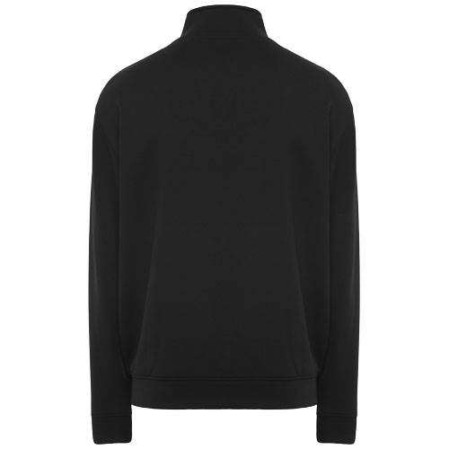 Obrázky: Černá unisex mikina na zip Ulan 280, S, Obrázek 2