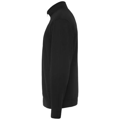 Obrázky: Černá unisex mikina na zip Ulan 280, S, Obrázek 7