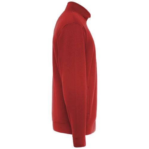 Obrázky: Červená unisex mikina na zip Ulan 280, L, Obrázek 8