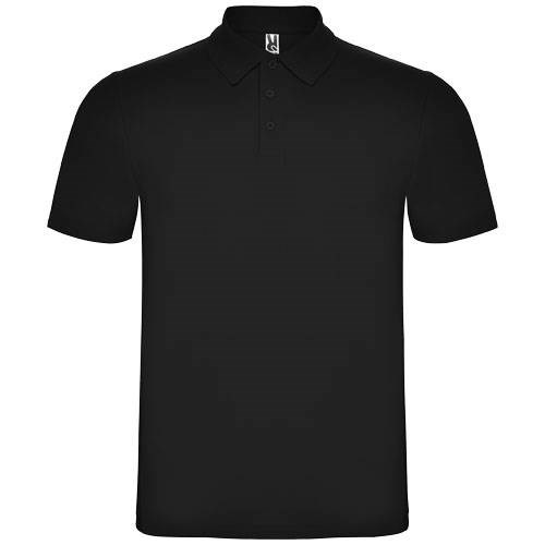 Obrázky: Černá unisex polokošile Austral 180, M