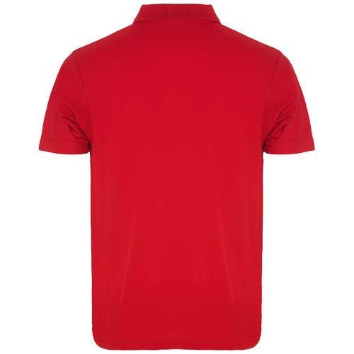 Obrázky: Červená unisex polokošile Austral 180, XXL, Obrázek 2