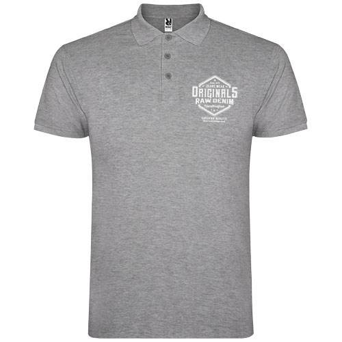 Obrázky: Šedý melír pán. polokošile Star 200, XL, Obrázek 3