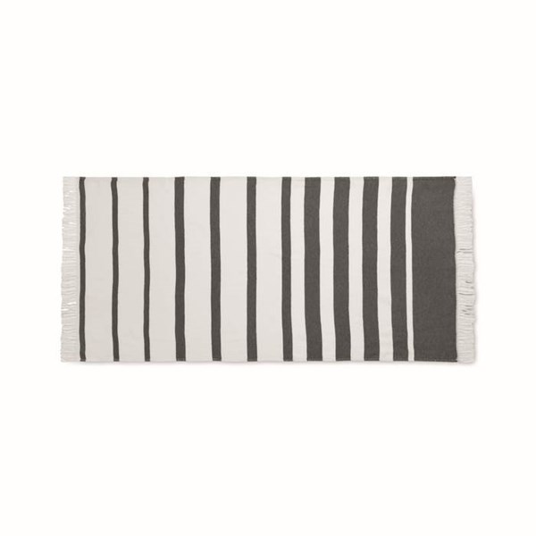 Obrázky: Šedá osuška SEAQUAL® hammam 70x140 cm, Obrázek 2