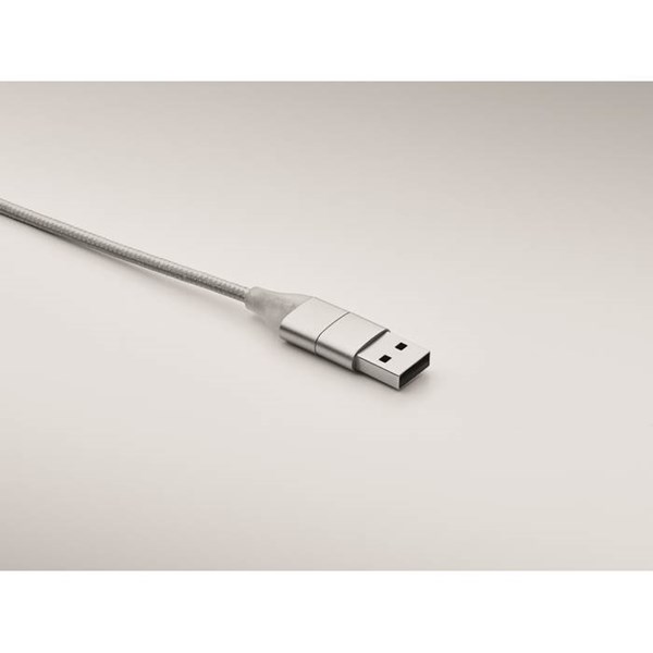 Obrázky: Dlouhý nabíjecí kabel 2v1, délka 120 cm, Obrázek 3