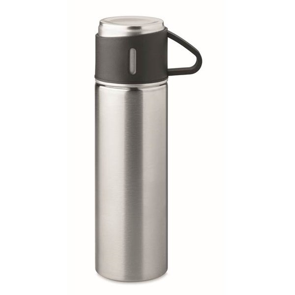 Obrázky: Matně stříbrná nerez. termoska 420ml s hrnkem 150ml, Obrázek 5