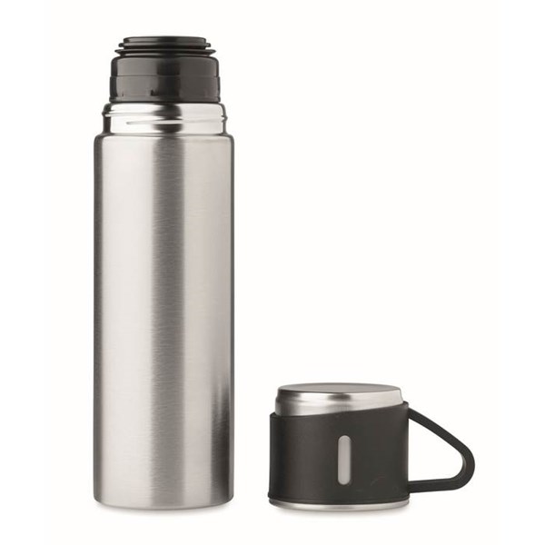 Obrázky: Matně stříbrná nerez. termoska 420ml s hrnkem 150ml, Obrázek 6