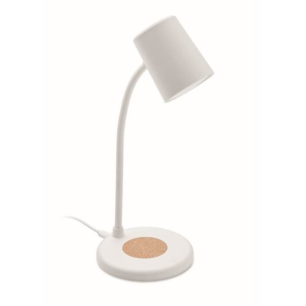 Obrázky: Lampa s bezdrátovou 15W nabíječkou a reproduktorem