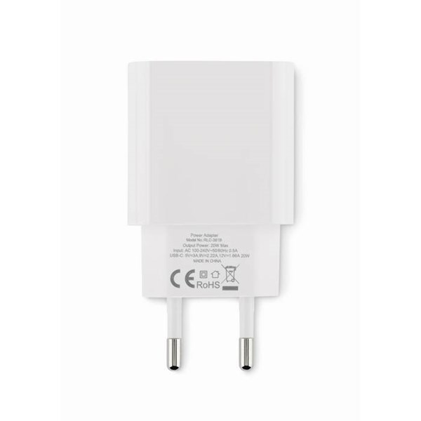 Obrázky: 20W nabíjecí rychlo adaptér do zásuvky, USB-C, Obrázek 4