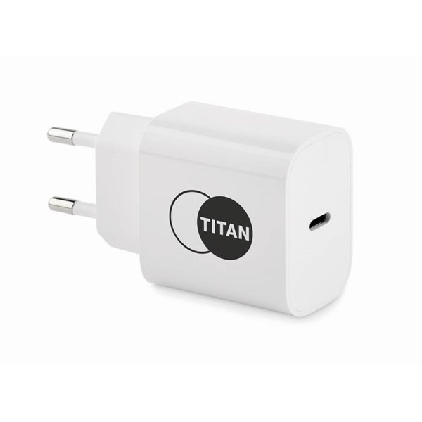 Obrázky: 20W nabíjecí rychlo adaptér do zásuvky, USB-C, Obrázek 7