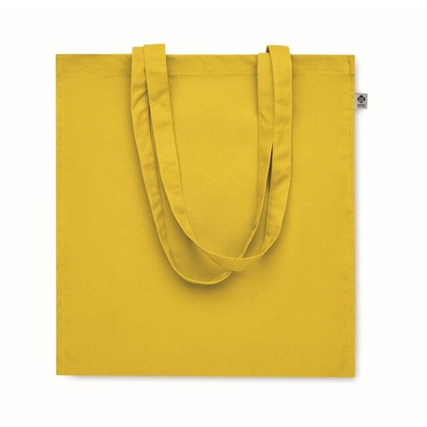 Obrázky: Žlutá nákupní taška 220g, bio BA, dl. držadla, Obrázek 2