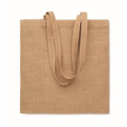 Obrázky: Jutová nákupní taška, dlouhé držadla