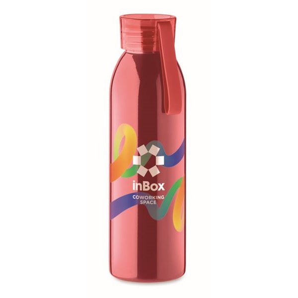 Obrázky: Červená jednostěnná nerezová láhev 650 ml, Obrázek 8