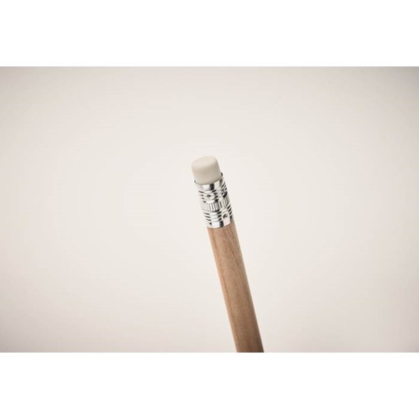 Obrázky: Přírodní ořezaná tužka s gumou, Obrázek 2
