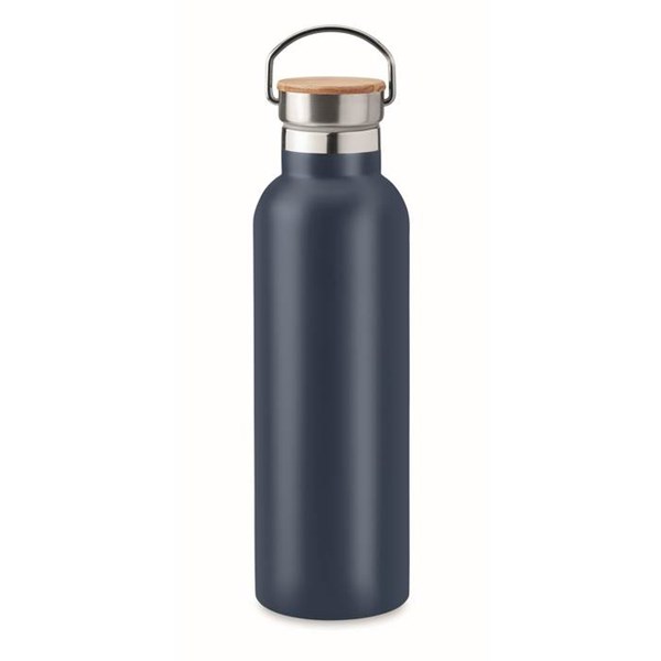 Obrázky: Dvoustěnná láhev 750ml, modrá