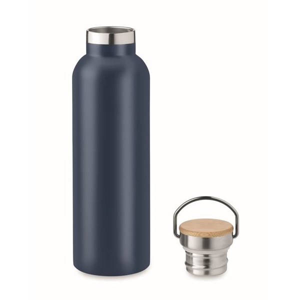 Obrázky: Dvoustěnná láhev 750ml, modrá, Obrázek 2