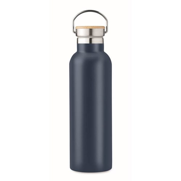 Obrázky: Dvoustěnná láhev 750ml, modrá, Obrázek 4