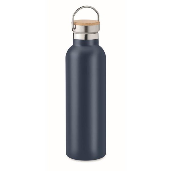 Obrázky: Dvoustěnná láhev 750ml, modrá, Obrázek 5