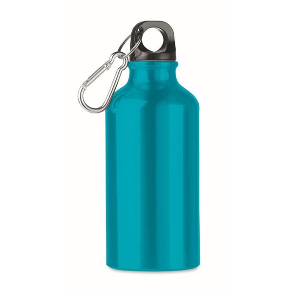 Obrázky: Hliníková láhev 400 ml, tyrkysová