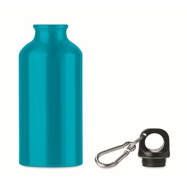 Obrázky: Hliníková láhev 400 ml, tyrkysová, Obrázek 2