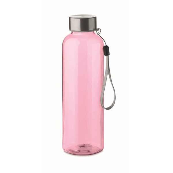 Obrázky: Láhev z PET recyklátu 500 ml, růžová