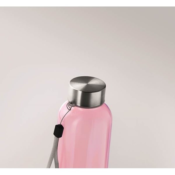 Obrázky: Láhev z PET recyklátu 500 ml, růžová, Obrázek 4