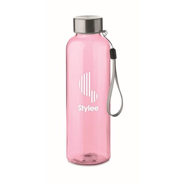 Obrázky: Láhev z PET recyklátu 500 ml, růžová, Obrázek 6