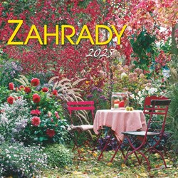 Obrázky: ZAHRADY, nástěnný kalendář 330x330 mm