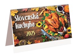 Obrázky: SLOVENSKÁ KUCHYŇA, stolový kalendár, 230x140 mm