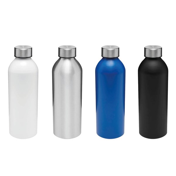 Obrázky: Stříbrná hliník.láhev na pití 750 ml, šroub. víčko, Obrázek 8