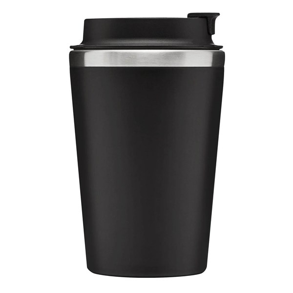 Obrázky: Dvoustěnný termohrnek 350ml nerez/plast černý, Obrázek 3