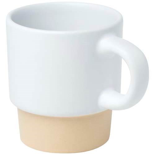 Obrázky: Bílý matný stohovatelný šálek na espresso 130ml