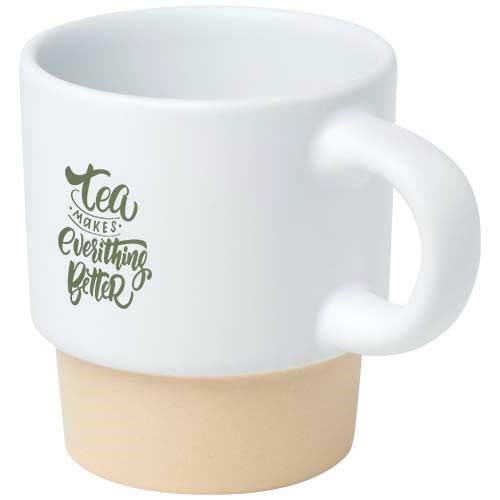 Obrázky: Bílý matný stohovatelný šálek na espresso 130ml, Obrázek 5