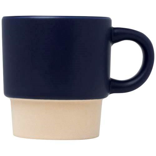 Obrázky: Tm.modrý matný stohovatelný šálek na espresso 130ml, Obrázek 6