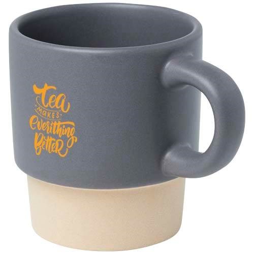 Obrázky: Šedý matný stohovatelný šálek na espresso 130ml, Obrázek 5