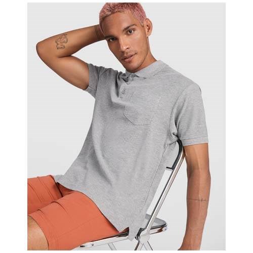 Obrázky: Unisex polo Centauro Premium 190 nám.modrá XXL, Obrázek 4
