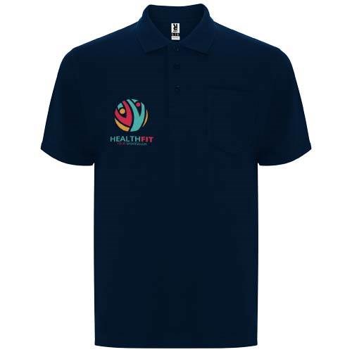 Obrázky: Unisex polo Centauro Premium 190 nám.modrá XXL, Obrázek 7