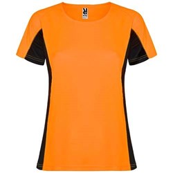 Obrázky: Shanghai 140 dám. sport. triko fluor.oranž/černá L