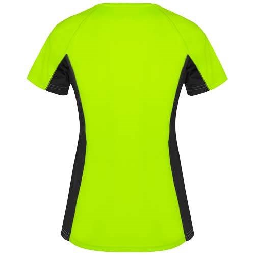 Obrázky: Shanghai 140 dám. sport. triko fluor.zelená/černá M, Obrázek 2