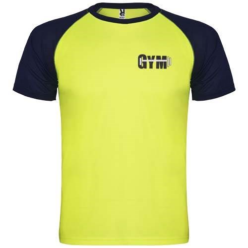 Obrázky: Indianapolis 140 sport.triko fluor.žlutá/nám.mod. S, Obrázek 7