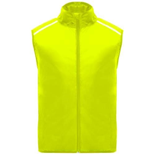Obrázky: Jannu unisex lehká běžecká vesta fluor.žlutá L