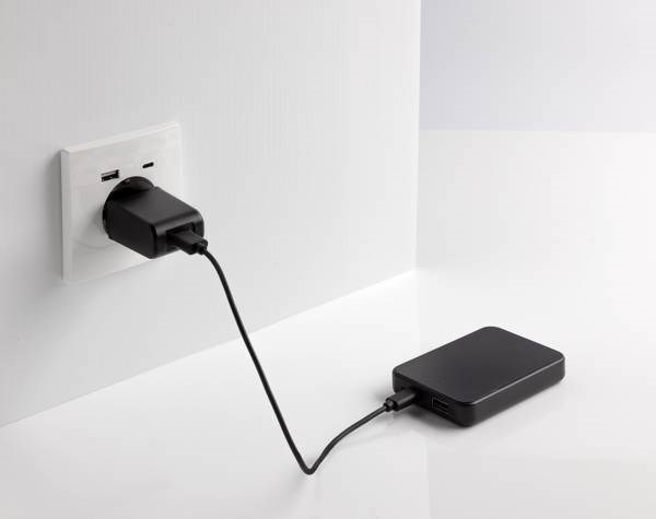 Obrázky: Powerbanka 5000mAh s USB C z RCS recykl. plastu, Obrázek 6