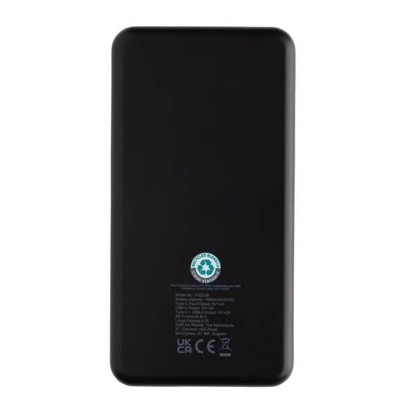 Obrázky: Powerbanka 10000mAh s USB C z RCS recykl. plastu, Obrázek 3