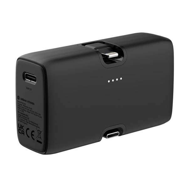 Obrázky: Powerbanka Urban Vitamin 5000mAh 20W PD, černá, Obrázek 3